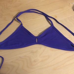 Purple jolyn bikini top